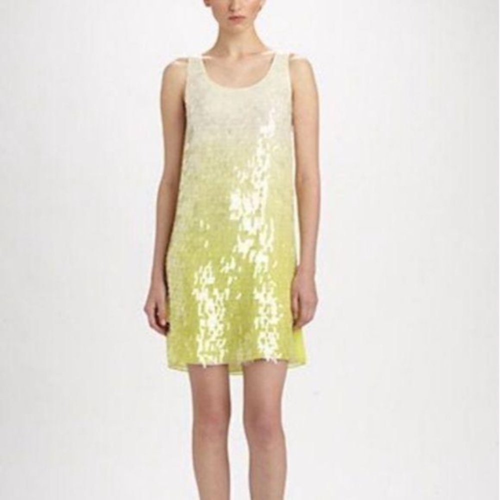 ERIN by Erin Fetherston Yellow Ombre Sequin Dress - NWT